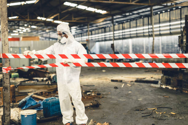 Professional Biohazard technician working in Jonesboro, GA